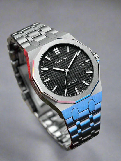 HexaEdge stainless steel Watch